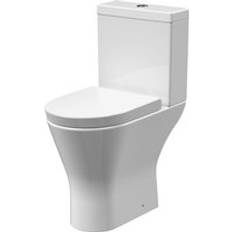 Balterley Comfort Height Rimless Toilet Pan, Cistern & Soft Close Seat 845x380x605mm