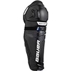 Schwarz Spieler-Schutzausrüstung Bauer S24 X Shin Guard 24/25, aikuisten s�äärisuojat