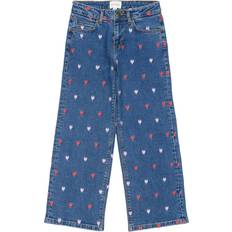 146/152 - Jeans Byxor The New Blue Wash Lovina Wide Jeans 11-12 år