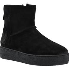 Cascamilla Boot W. Inside Zip Warm Lining Oil Suede Dam Vinterskor Från Magasin Black