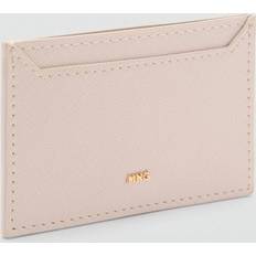 Cheap Card Cases Mango Saffiano-effect cardholder off white - Woman - One