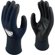 Polyco Eco Air PU Coated Glove Pairs Black/Blue Pk