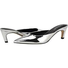 Calvin Klein Silver - Women Shoes Calvin Klein Silver Mirror Metallic High Heels 7.5 M