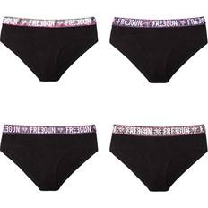 Boxers Freegun Boxer en coton uni fille - Noir