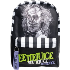 BioWorld Beetlejuice Striped Backpack - Black