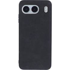 Eiderwood Mobiltilbehør Eiderwood OnePlus Nord 4 Læderbelagt Plastik Cover Sort