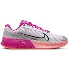 Pink - Women Racket Sport Shoes Nike Court Vapor 11 HC W - Barely Grape/Vivid Grape/Light Wild Mango/Metallic Silver