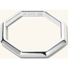 Ringar Ani Jewels Triangle Octagon Ring Silver