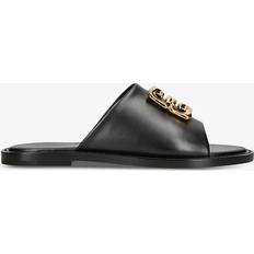 Givenchy Sandals Givenchy Leather 4G Liquid Sandals black