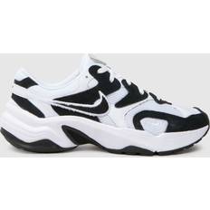Nike al8 trainers in black & white Black & White