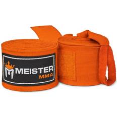 Martial Arts Protection Meister 180" MMA Hand Wraps Pair Orange