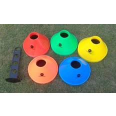 ND Sports ND 50Pcs Plastic Marker Cones Space Markers Disc Football Training Fitness UK