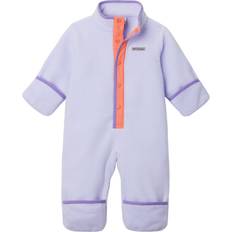 Babies Jumpsuits Columbia Infants' Helvetia Bunting, Boys' 0-3M, Snowdrift/Hot Coral