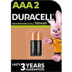 Duracell Rechargeable Batteries AAA LR03 Pack of 2