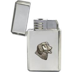 Petrol Lighters Knight Golden Retriever dog stormproof gas lighter