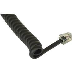 Landline Phones InLine 18895A 18895A-4 m-RJ10-RJ10-Black-Male/Male