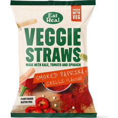 Eat Real Veggie Straws Smoked Paprika And Chilli 110g 1Pack