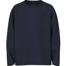Blå Bluser & Tunikaer Name It Lang�rmet Bluse Vebbe Dark Sapphire