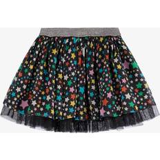 Stella McCartney Kids Girls Black Star Print Chiffon Skirt 14 year