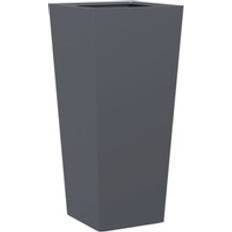 vidaXL Garden Planter Anthracite Steel ∅35cm