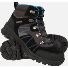 Children's Shoes Mountain warehouse Childrens/Kids Edinburgh Suede IsoGrip Waterproof Hiking Boots Blue