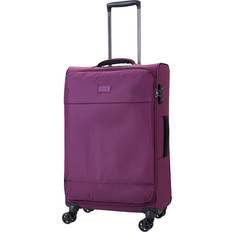 Cheap Suitcases Rock Luggage Paris Medium Purple Softshell