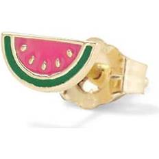 Nuni Copenhagen Mila Örhängen Single kt. Guldpläterad Silver A1337 Dam 925 sterling silver Gold/Pink