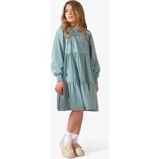 S Dresses Angel & Rocket Kids' Ellerie Textured Tiered Dress, Green