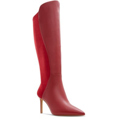 Aldo Women High Boots Aldo Women's Romee Pointed-Toe Knee High Boots Red 6.5M