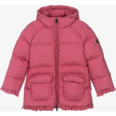 il gufo Girls Pink Down Padded Puffer Coat