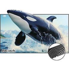 NexiGo 100-inch fresnel projector screen for bright day light use, 85% ambien. 100 in