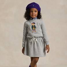 Children's Clothing Polo Ralph Lauren Bear Fleece Dress in Andover Heather