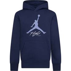 Nike Big Boy's Jumpman Baseline Pullover Hoodie - Midnight Navy (95D277-U90)