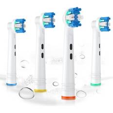 Dental Care A Stores LLC, Replacement Toothbrush Heads Compatible with Braun Electric Toothbrushes 4pcs Deep Clean Brush Head B Pro