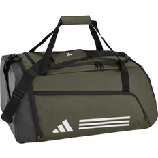 adidas Essentials 3 Stripes Duffle Bag Medium - Olive Strata/White