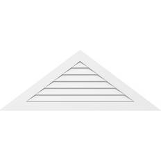 Snowguards Ekena Millwork 13-3/8 Triangle Surface Mount Gable Vent 7/12 Pitch: Non-Functional