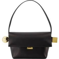 Jacquemus Black Le Rond Carre Leather Top-handle Bag BLACK