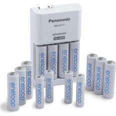 Panasonic eneloop 10 aa & 4 aaa battery & charger combo kkj17mca104