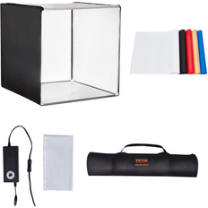 Studio Lighting VEVOR Photo Studio Light Box, for Product Photography 5 Backdrops Power Adapter 39" x 39"