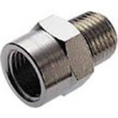 Norgren Vand & Afløb Norgren Norgren spidsmuffe Messing, forniklet BSPP/BSPT, Længde 22mm