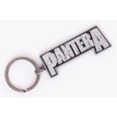 Argent Porte-clés Pantera Logo Porte Clefs - Gris