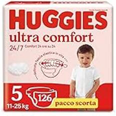 Babyverzorging Huggies Ultra Comfort Diapers Size 5 126 Units Durchsichtig