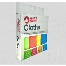 Cleaning Equipment & Cleaning Agents Pack of 4 large microfibre cloths multi purpose ultra plush