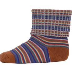 Koppar Barnkläder MPKIDS Restock Baby Socks 15/16 unisex Strumpor Från Magasin Copper Brown 15/16