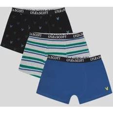 Azul Calzoncillos Lyle & Scott And Kids Pack Mixed Trunks Blue 12/14 y