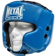 Protezioni per Arti Marziali Casco da boxe pu Metal Boxe Bleu