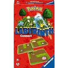 Gesellschaftsspiele Ravensburger 22579 Pokémon Labyrinth Connect Mitbringspiel für 2-6 Spieler, Kinderspiel und Reisespiel ab 7 Jahren, Pokemon Geschenke