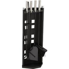Fireplaces Relaxdays Fireplace Tool Set 5-Pieces Poker Ash Shovel