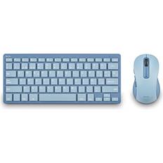 Fantasykitblue Keyboard Mouse Qwerty Blue Pink
