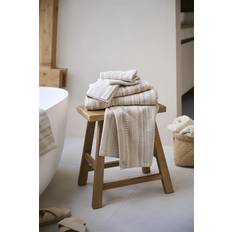 Beige Serviettes de bain Pip Studio Geometric Print 55 x 100 cm - Sand Beige Serviette de bain Beige (100.1x)